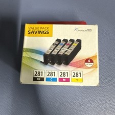 CANON 281 INK CARTRIDGES 4 Value PACK Black Cyan Magenta Yellow NEW
