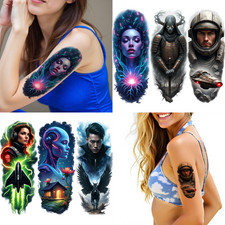 3pcs Temporary Tattoo Realistic Temporary Tattoos Fantasy Art Tattoo Designs