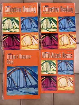 SRA Corrective Reading Decoding A Teacher Presentation Books Word Attack Basics