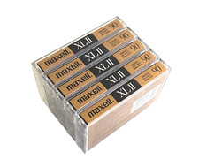 Lot of 5 Maxell XLII 90 CrO2 HIGH BIAS Cassette Tapes Recorded Once