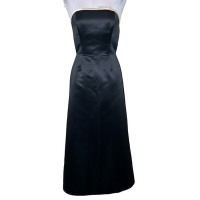 Bill Levkoff Strapless Gown 8 Formal A-Line Prom Bridesmaid Evening Event Maxi 