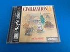 Civilization II PlayStation Strategy Game Comes With Chart And Manual