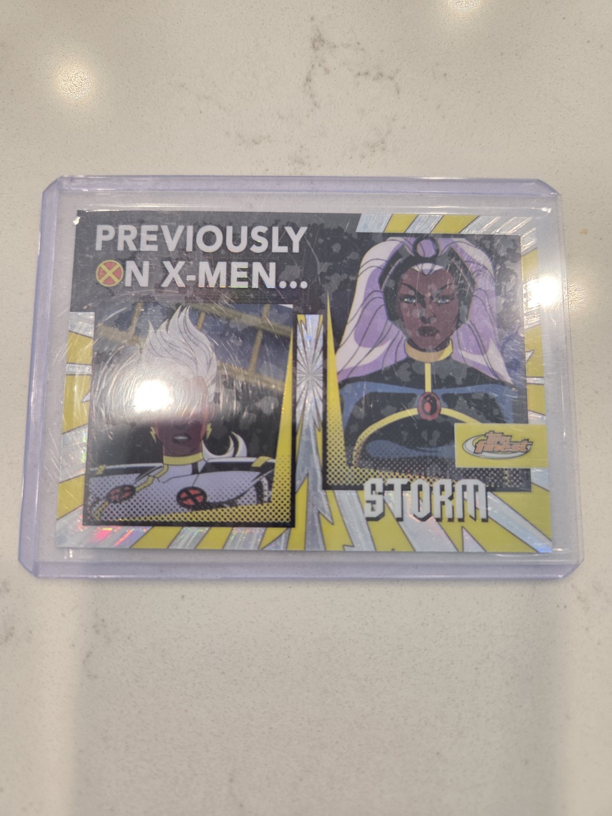 2025 Topps Finest Marvel X-Men '97 Previously On X-Men PO-6 Storm