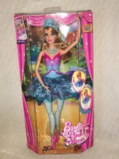 Barbie In The Pink Shoes Giselle Really Dance Ballerina Doll New Blue X8815 USA