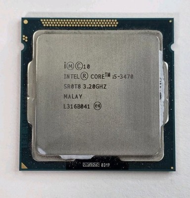 Intel Core i5-3470 SR0T8 3.20GHz Quad Core CPU Processor Tested/Working
