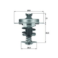 Thermostat KüHlmittel Mahle TX 67 83D FüR CitroëN Peugeot Renault Fiat Lada Fso