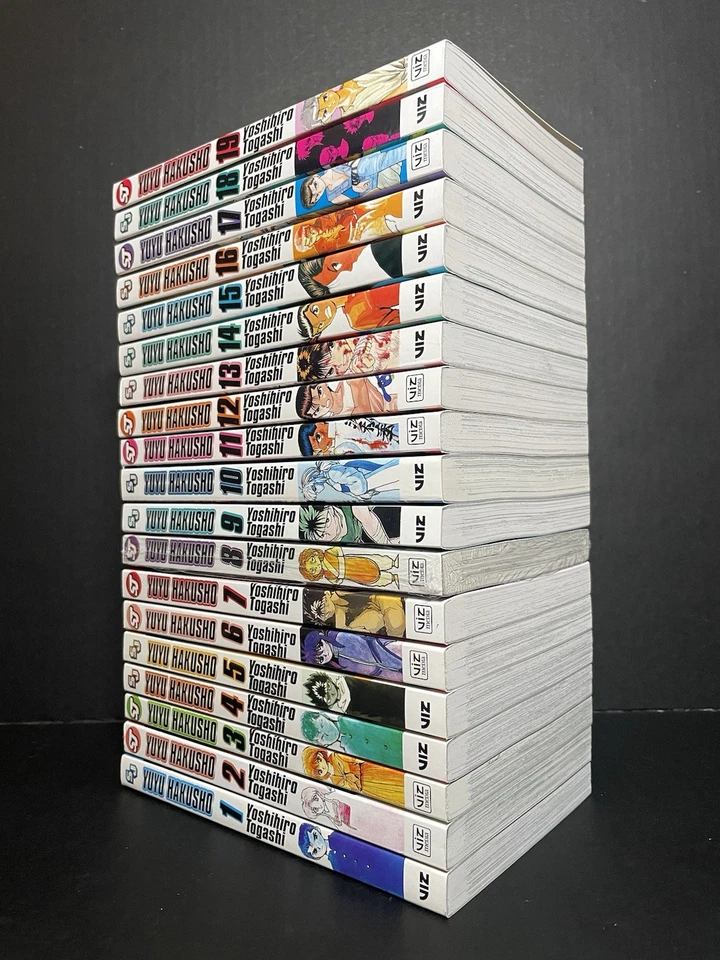 YuYu Hakusho Manga Volumes 1-19 English Complete Set New Authentic Viz Media - Image 3 of 4