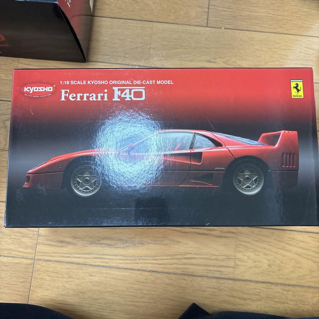 新品 Ferrari F40 赤 RED 1/18 京商 KYOSHO 1/18 Kyosho Ferrari F40 Lightweight Red Rosso Corso Diecast