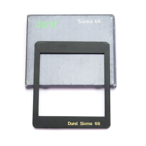 Durst Sixma 66 Mask & Sivogla AN Glass for 6x6cm on M370 M601 M605 M670 M707 Etc - Picture 2 of 4