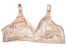 Bali Double Support Wire Free Lace Spa Closure Soft Comfort U Seamless Bra 40C