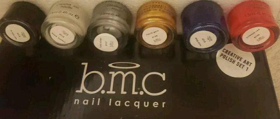 Juego de 6 esmaltes de uñas arte creativo B.M.C Foto 3 de 4
