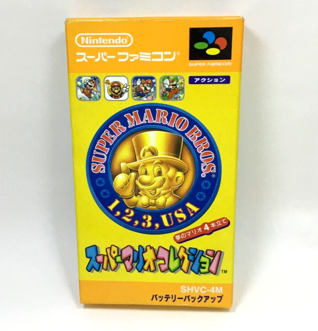 Super Mario All Stars Super Nintendo Mini Jogo ORIGINAL Super Mario Collection (All-Stars) para Super Nintendo