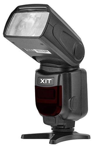 Xit xtdf260 C Elite Series Digital SLR auto-focus zoom flash with LCD Black - Picture 1 of 5