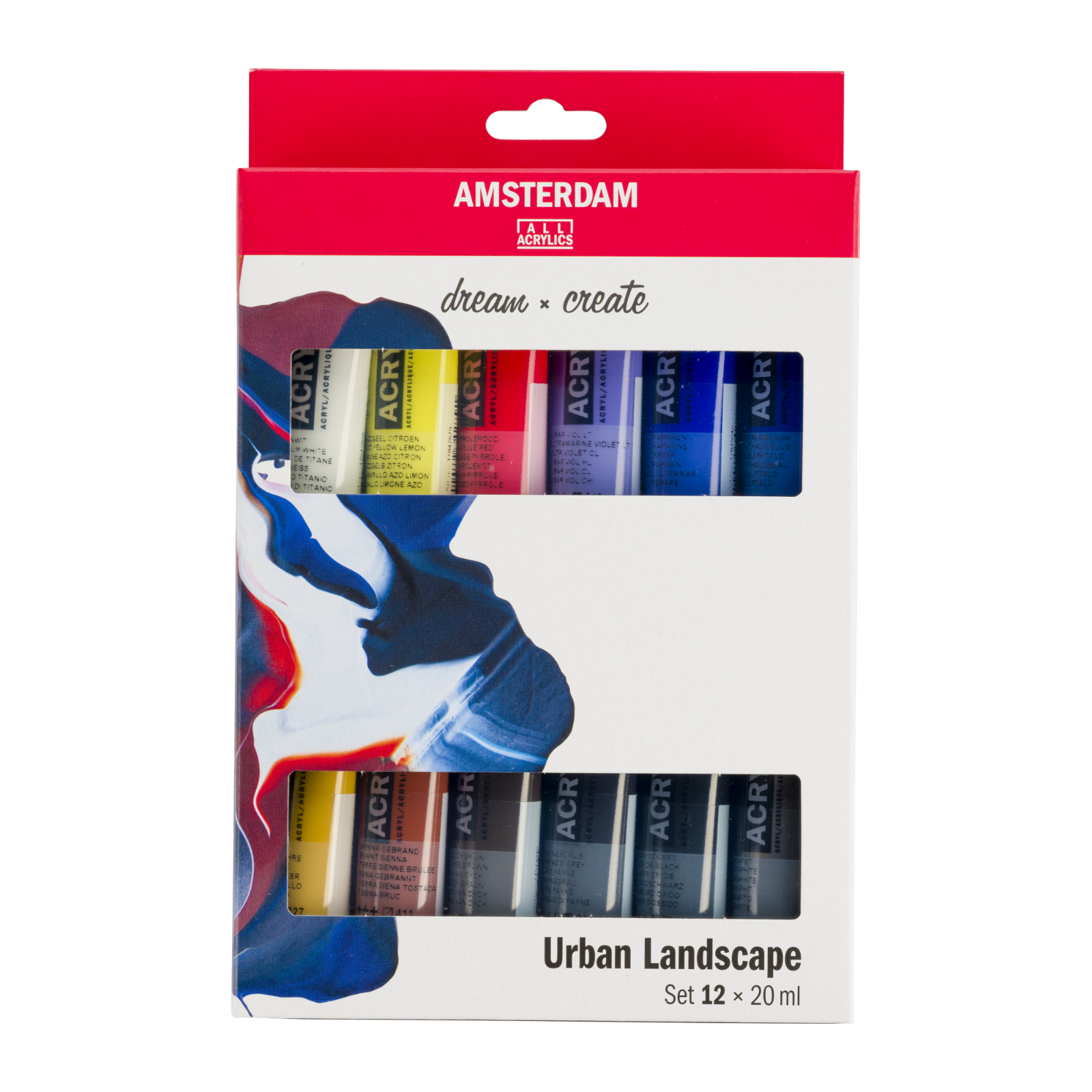 Amsterdam Acrylic Urban Landscape Set of 12 x 20ml tubes