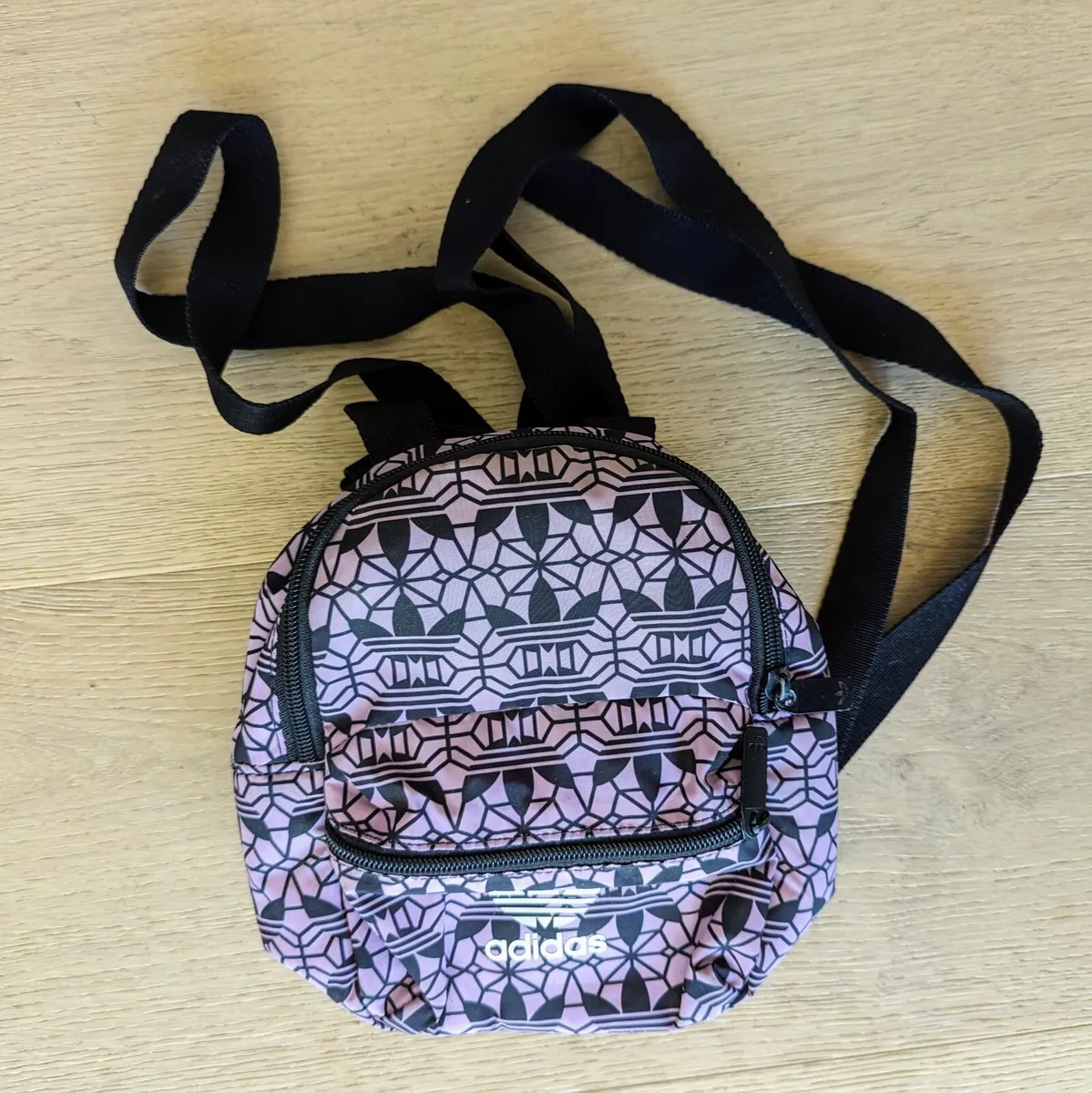 Adidas Mini Purple Lavender Black Backpack