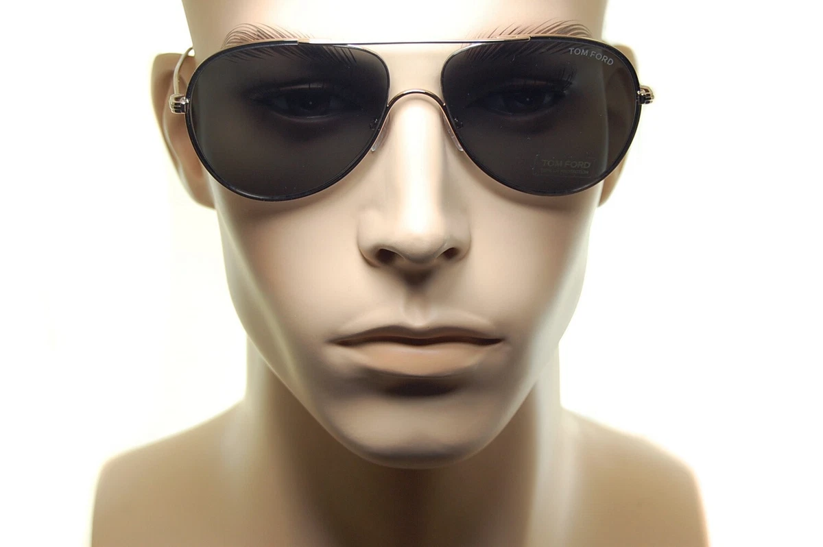 TOM FORD ANTHONY TF695 28A 60mm Mens Large PILOT Sunglasses GOLD