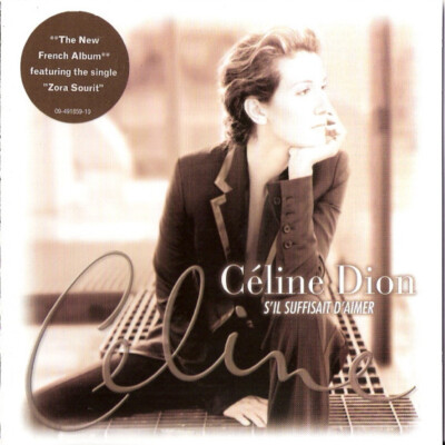 Céline Dion S'il Suffisait D'aimer CD, Album 1998 Chanson (M / M)