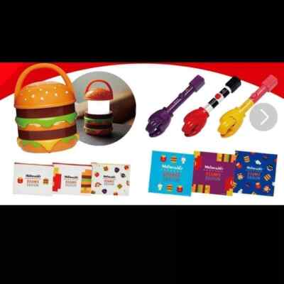 McDonald's x BEAMS collaboration 4-piece set of goods 2025 lucky