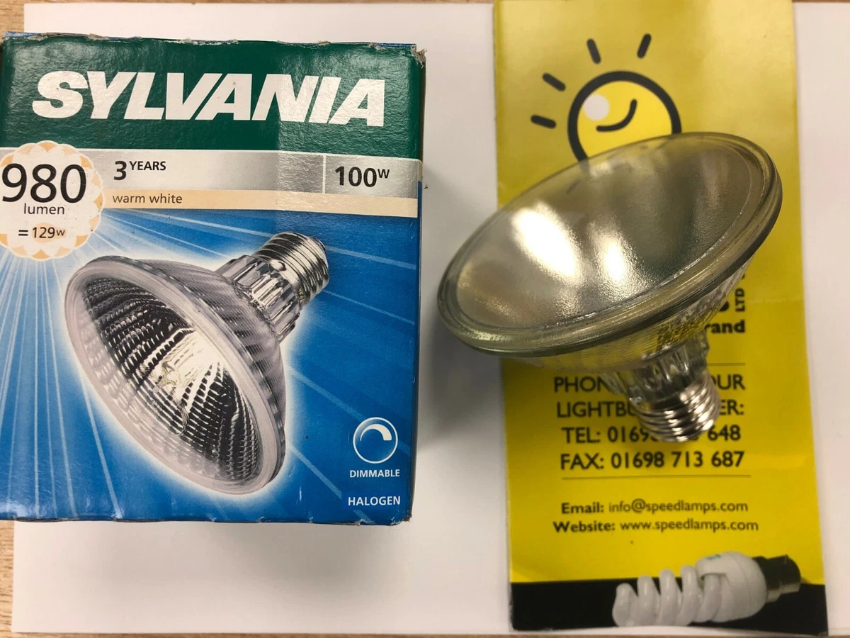 SYLVANIA BRANDED 0021237 Par 30 Halogen 100w FLOOD 30 DEG Bulbs