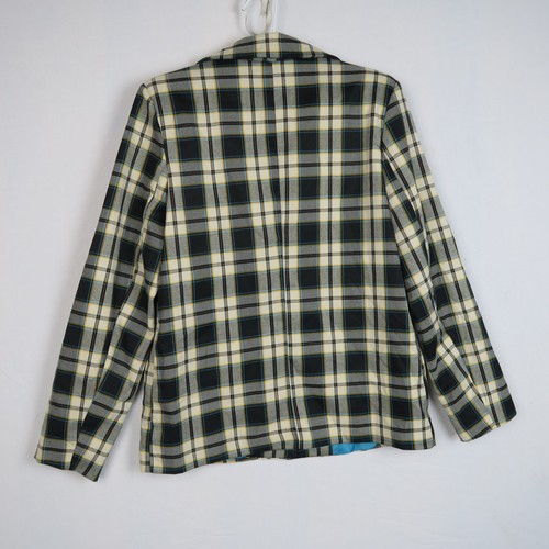 Boohoo NEW Womens Blazer Jacket Size 8(AU) Petite Check Single Breasted - Picture 10 of 10