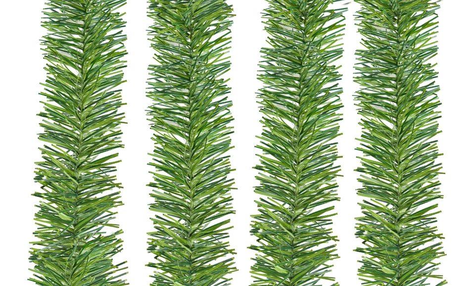 Cepillo de guirnalda de oropel para fiesta de Navidad festival hecho en EE. UU. 30 PIES Foto 2 de 4