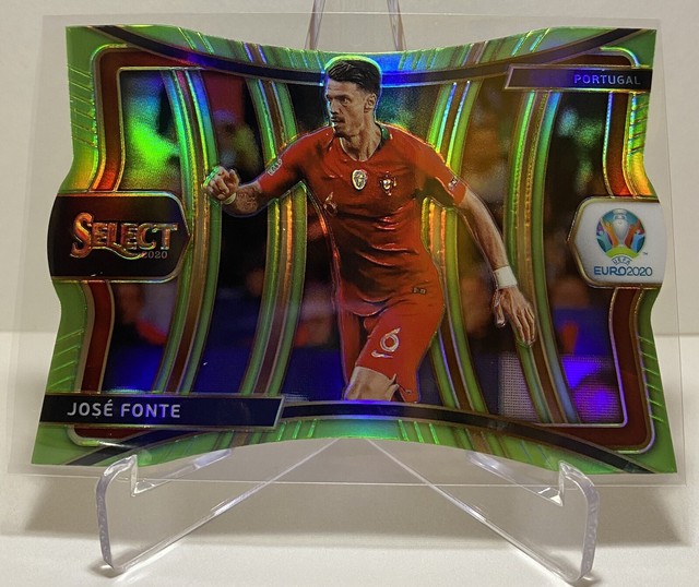 2020 Panini Select UEFA Euro Mezzanine Neon Green