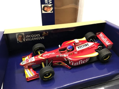 MINICHAMPS 980001 WILLIAMS FW20 F1 1998 #1 VILLENEUVE WINFIELD -1:18-GOOD IN BOX - Imagen 4 de 8