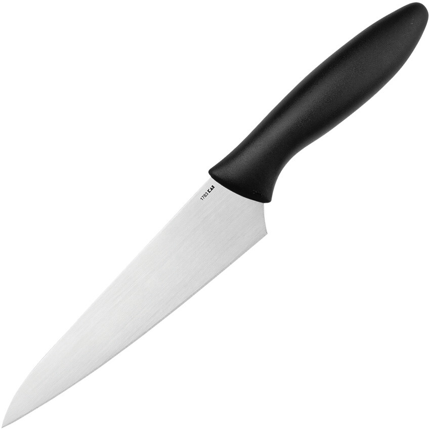 Kershaw 6" Utility Black 1.4116 Stainless Drop Pt Fixed Blade Kitchen Knife 1783