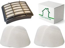 1 HEPA Motor 2 Foam Filter for Shark Navigator Lift Away NV350-370 XFF350 XHF350