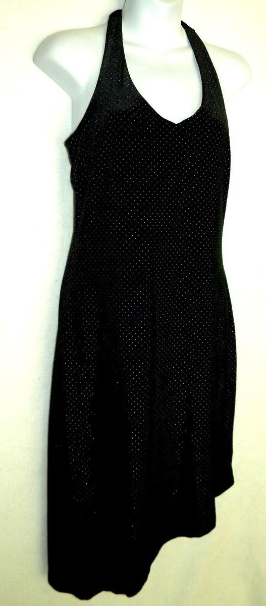Robe Hot Kiss Velours Noir à Paillettes Roses – Taille M – Occasion Excellente