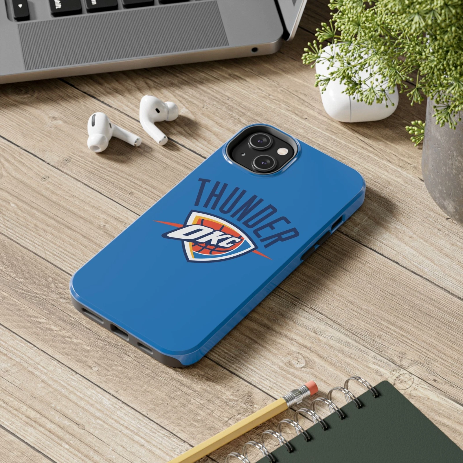 OKC Thunder Tough Phone Case, NBA Finals Playoffs, iPhone Samsung - Basketball