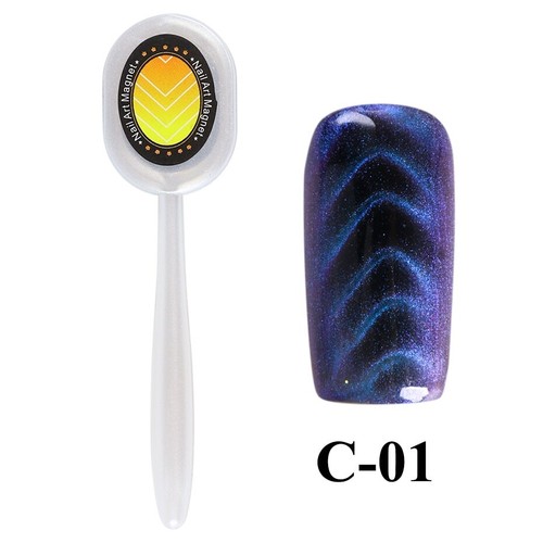 1 Stück Nail Art Stick Katzenaugen Effekt Magnet für UV Lack Gel Nagel 3D Nagel Werkzeuge - Bild 25 von 50