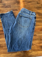 Hickey Freeman Men's Jeans 36x33  Blue Straight Leg Designer Casual