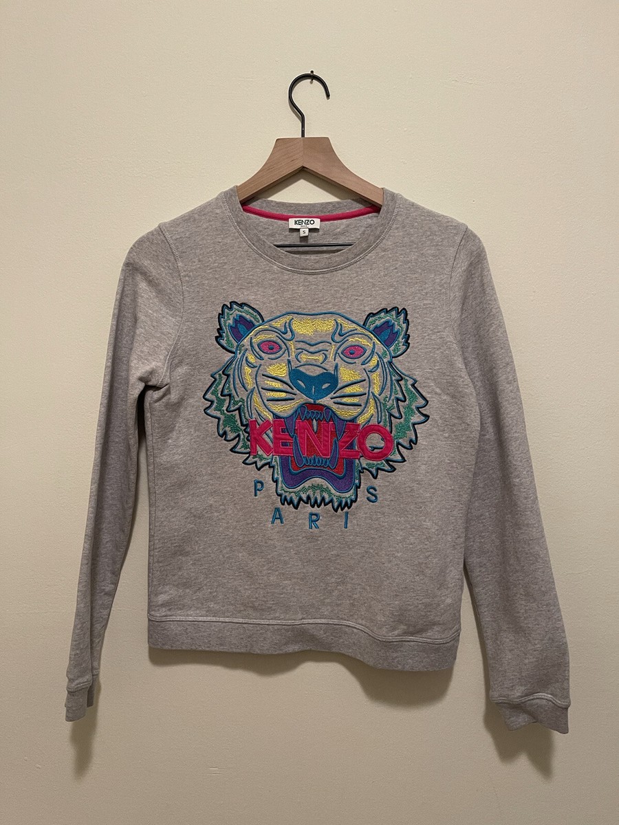 【送料&関税込】Kenzo Kube Logo Embroidered Sweatshirt KENZO Logo Embroidered Sweatshirt | eBay