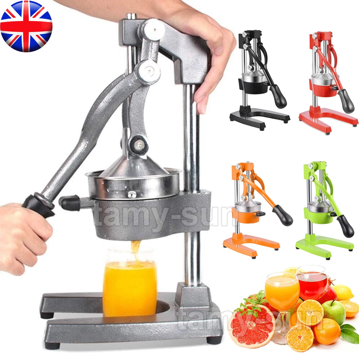 Manual Fruit Hand Press Citrus Juice Squeezer Orange Lemon