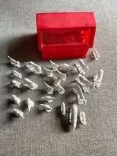 Auburn Rubber Red Barn 25 Farm Animals Vtg See Pics Playset