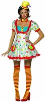 Clown - Female - Rasta Imposta - Adult Fancy Dress Costume Clown - Female - Rasta Imposta - Adult Fancy Dress Costume