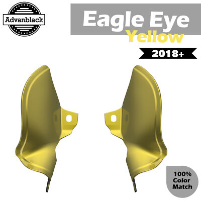 EAGLE EYE YELLOW For M8 Harley Lower Rider Street Bob Mid Frame Air Deflector