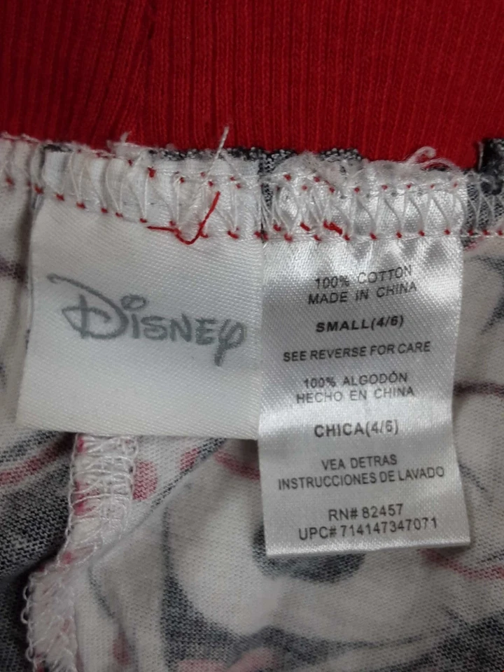 Disney Mickey Moues Elastic Waist Pajama Pants White Youth (Size: S) - Image 2 of 2