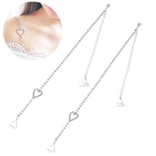 1PC Dual-Chain Bra Straps Fancy Replacement Decoration for Bra Tops Dress