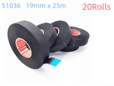 20 Rolls Tesa 51036 19mmx25m Cloth Tape Wire electrical wiring harness car auto