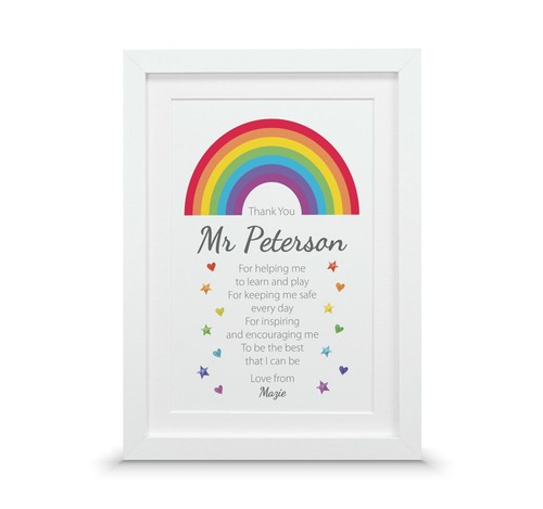 Thank you nursery gift | Teacher end of term present | Pre-school rainbow gift - Picture 21 of 34