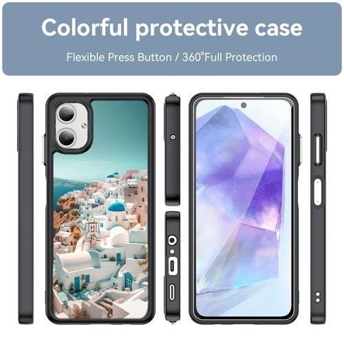 graphic Santorini design For Samsung A15 A16 S23 S24 S25 Ultra FE Flexible Cover - 第 8/25 張圖片