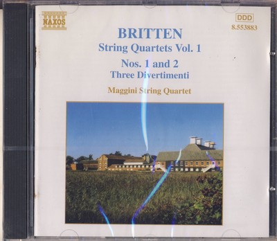 Britten - Maggini String Quartet: String Quartets, Vol. 1 (Naxos) New