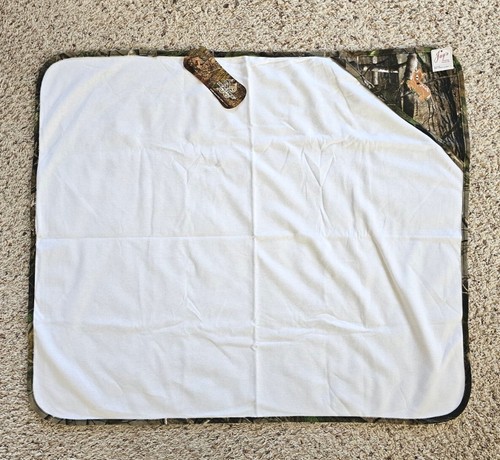 REALTREE Baby Blanket White APG Camo Edge Corner Fawn NEW NWT Jordan Lee Vintage - Picture 2 of 6