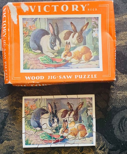 THE “VICTORY” Jungle Wood Vintage Jigsaw Made in England~Jungle +2 more FAB - Picture 7 of 9