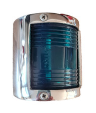 Stainless Steel Starboard (Green) Navigation Light 12v For Vessels Up To 12m