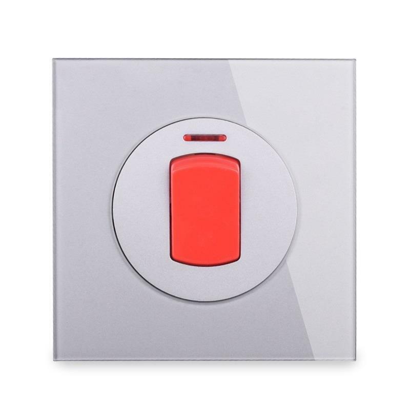 Wall Electric Switch Water Heater On/Off Air Conditioner 20A DP Neon