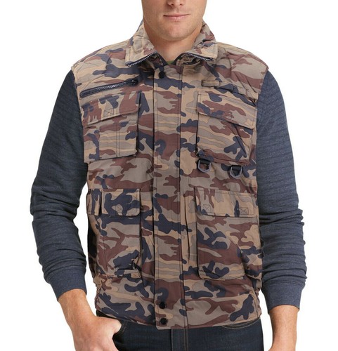 Men's Multi Pocket Premium Military Tactical Hunting Fishing Utility Zip Up Vest - Picture 10 of 10
