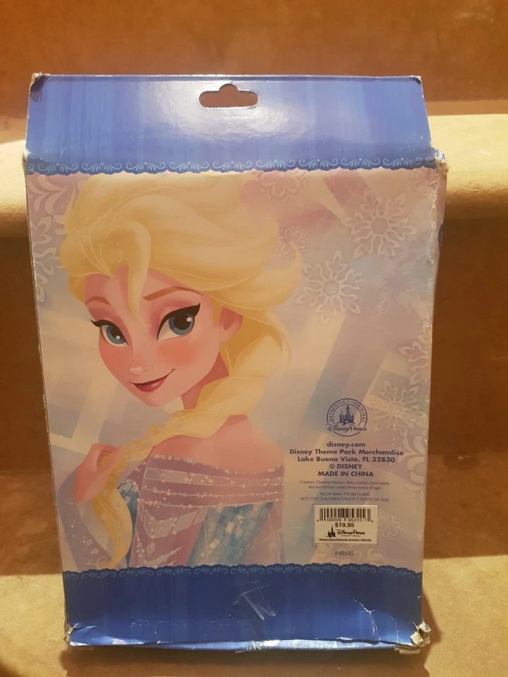 Disfraz de Disfraz Reina de las Nieves Ex Frozen Parques Disney rubia trenzada elegante vestido  Foto 2 de 2